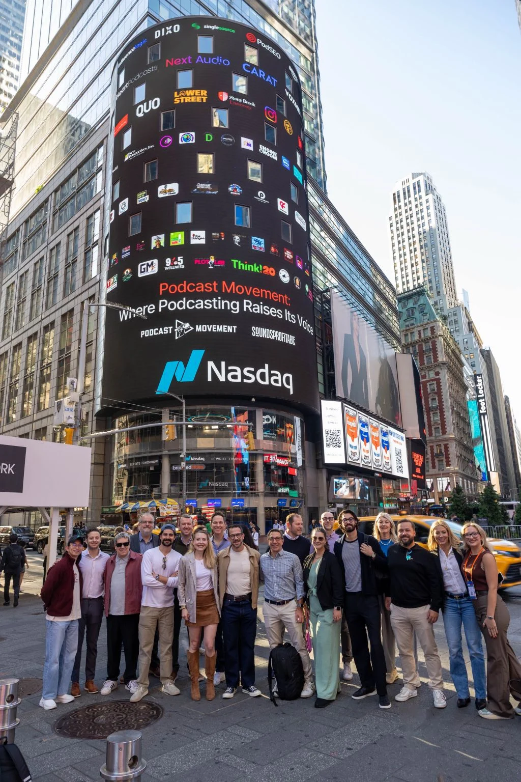 The State of Audio: Podcast Movement Hits Times Square, Chart-Topping Hits, and the New Wave of Audio Storytelling