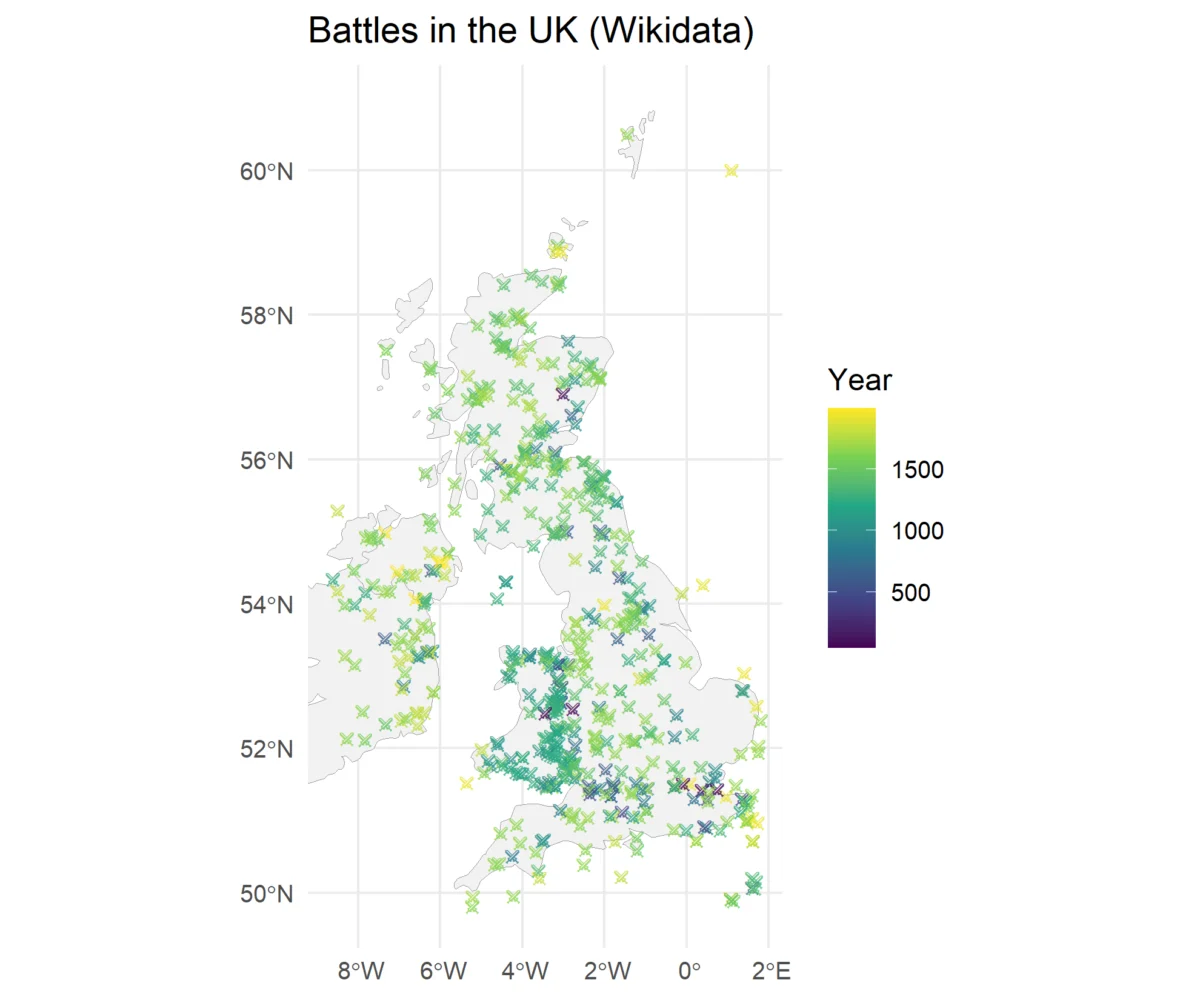 Mapping History: How Space-Filling Curves and Data Science Reveal Centuries of British Conflict